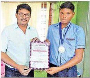 Bhashyam Student Achieved A Silver Medal